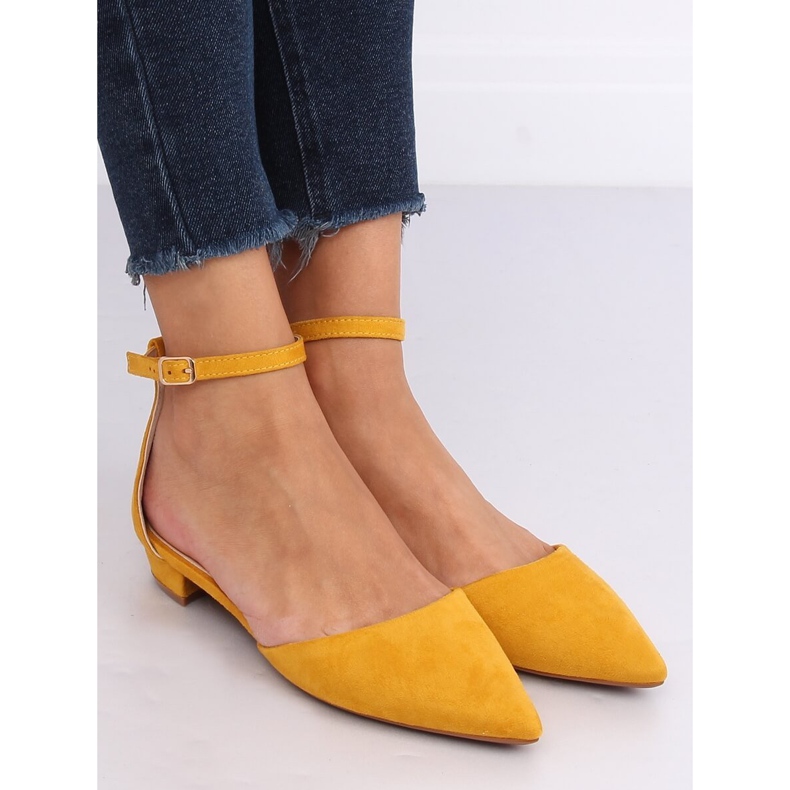 Honey cut ballerinas MM-795 Yellow amarelo 2