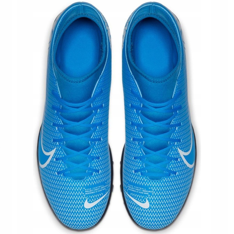 Chuteiras Nike Mercurial Superfly 7 Club M Tf AT7980 414 multicolorido azul 1 Chuteiras Nike Mercurial Superfly 7 Club M Tf AT7980 414 multicolorido azul 1