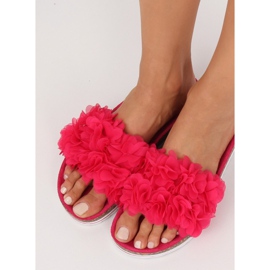 Pantufas flor fúcsia BG47P fúcsia rosa 2