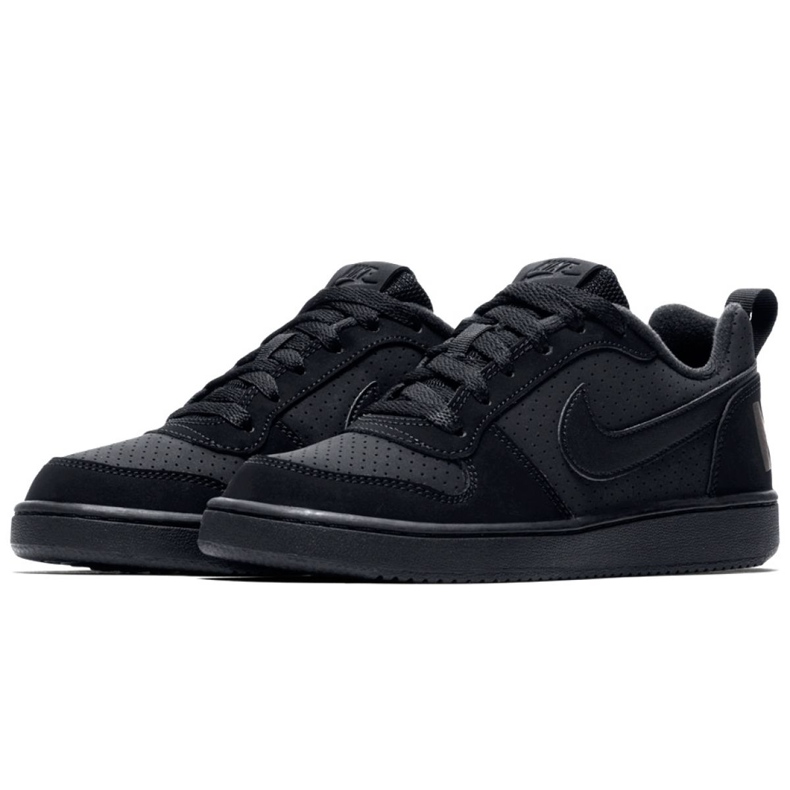 Nike Court Borough Low Gs 839985 001 preto 2