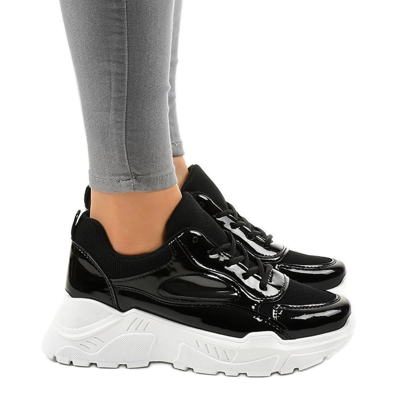 Sapatos esportivos da moda pretos MS381E 1