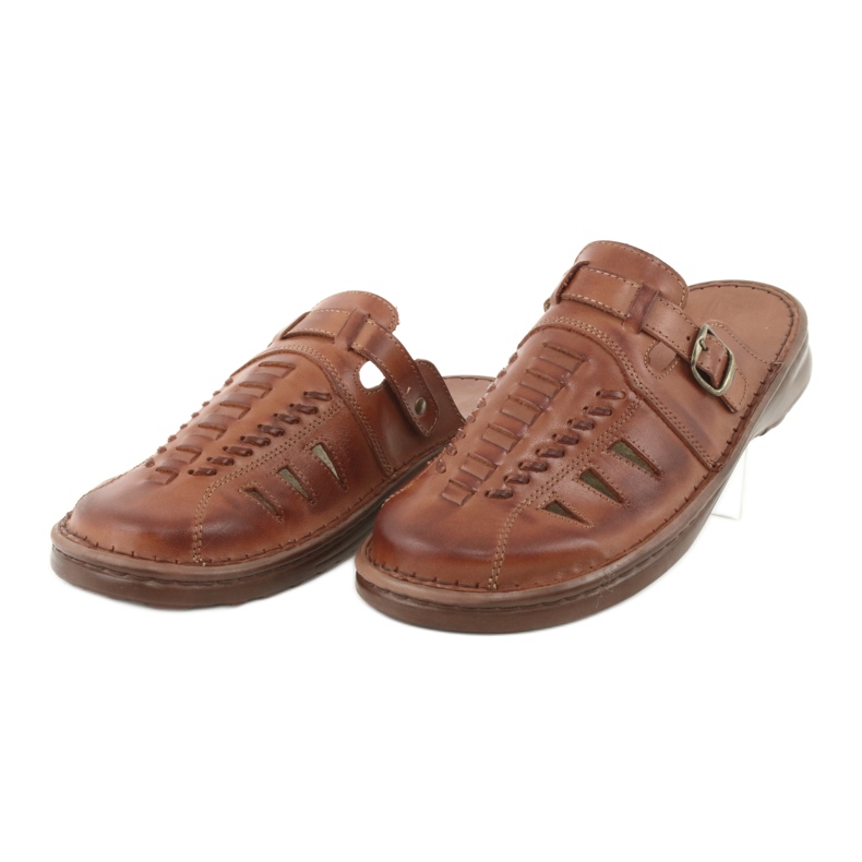 Chinelos masculinos Naszbut 044 marrom castanho 3