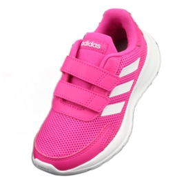 Tênis Adidas Tensaur Run Jr EG4145 branco rosa 4