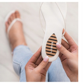 SHELOVET Chinelos clássicos branco 2