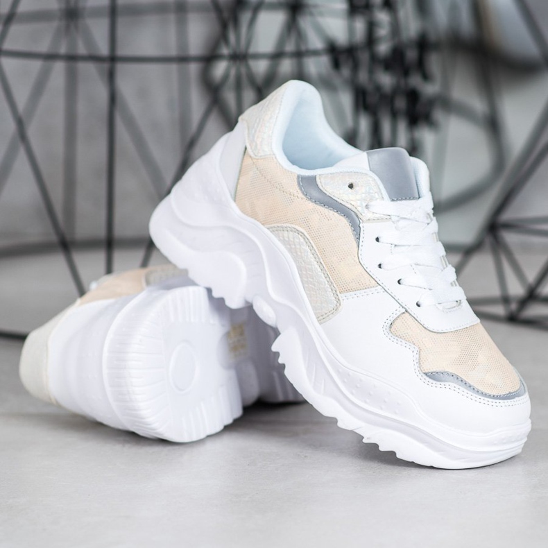 SHELOVET Tênis leves branco 1