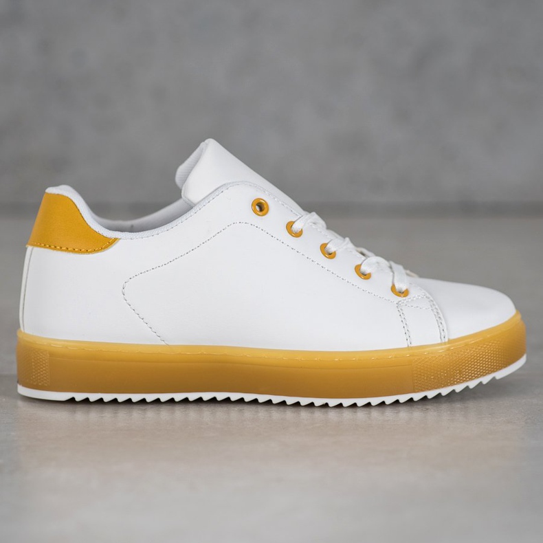 SHELOVET Sapatos Com Sola Colorida branco 1 SHELOVET Sapatos Com Sola Colorida branco 1