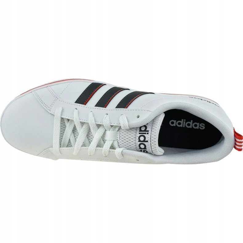 Sapatos Adidas Vs Pace M EE7840 branco preto vermelho 2