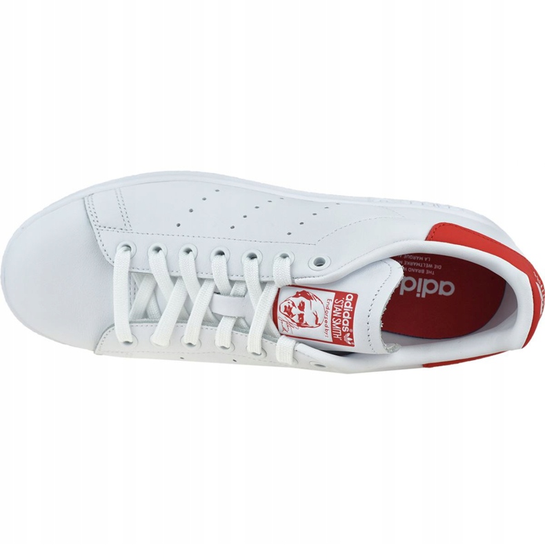 Sapatos Adidas Stan Smith M EF4334 branco vermelho 2