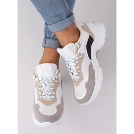 Calçados esportivos femininos JD02P Branco Bege preto roxo rosa 2