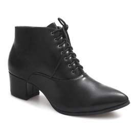Sapatos quentes B5070-1 Preto 1