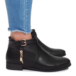 Botas com zíper 288-89 preto 1