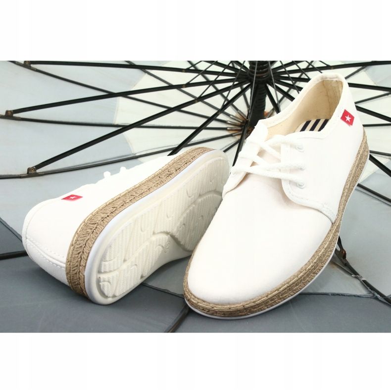 Sapatilhas espadrilles Big star FF276043 branco 2