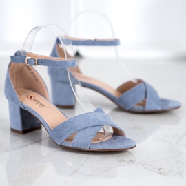 Seastar Sandálias de camurça elegantes azul 1