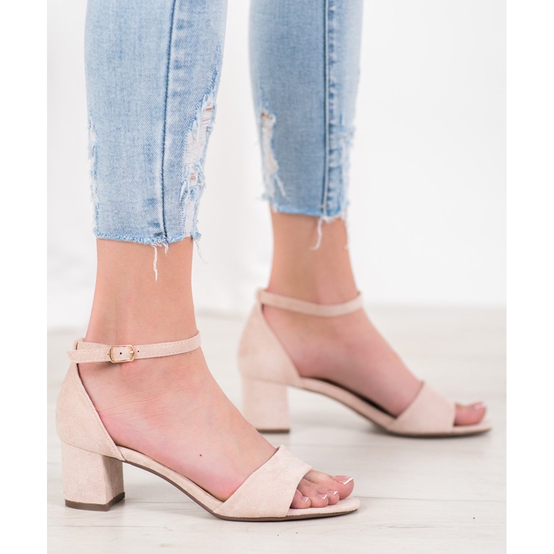 Seastar Sandálias de salto alto confortáveis marrom 1