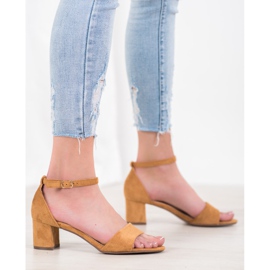 Seastar Sandálias de salto alto confortáveis castanho 1