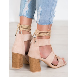 Seastar Sandálias amarradas em um bar castanho 1 Seastar Sandálias amarradas em um bar castanho 1