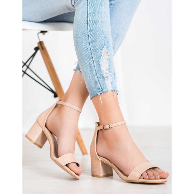 Seastar Sandálias Com Couro Ecológico marrom 1