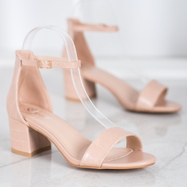 Seastar Sandálias Com Couro Ecológico marrom 2