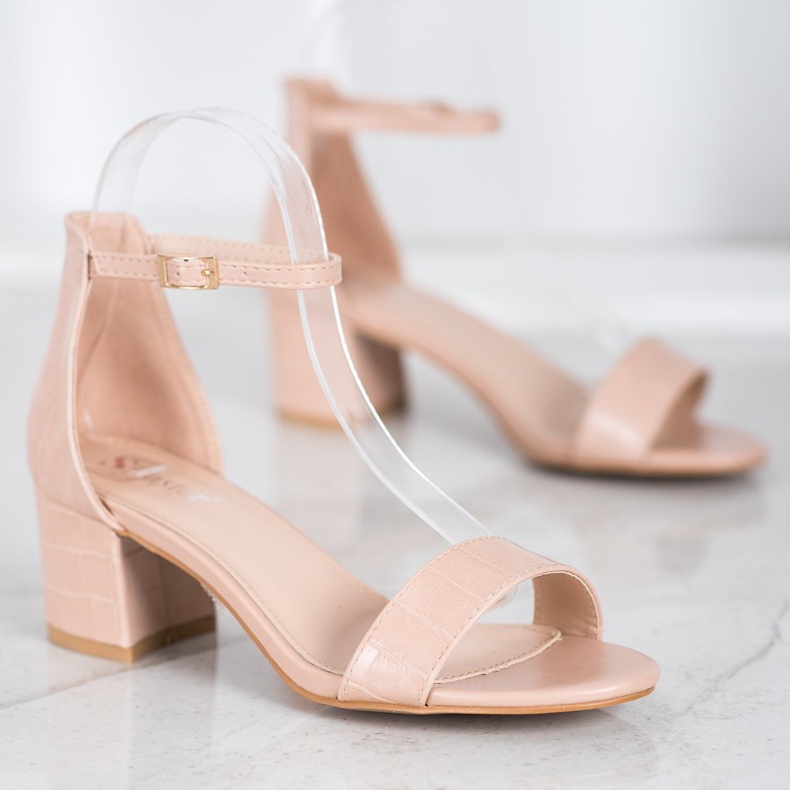 Seastar Sandálias Com Couro Ecológico marrom 2