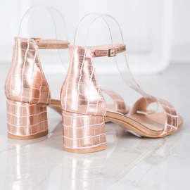 Seastar Sandálias Com Couro Ecológico rosa 1