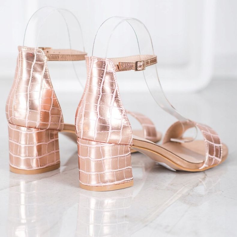 Seastar Sandálias Com Couro Ecológico rosa 1