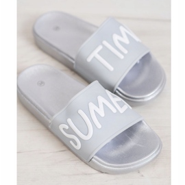 SHELOVET Chinelos de borracha cinza 1