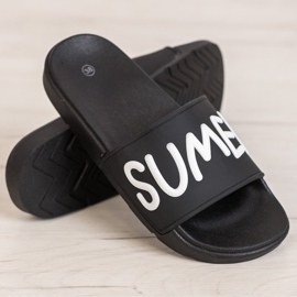 SHELOVET Chinelos de borracha preto 1