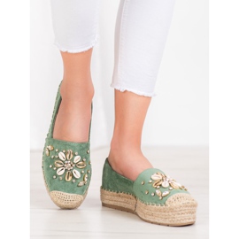 Seastar Alpercatas com ornamentos verde 2 Seastar Alpercatas com ornamentos verde 2