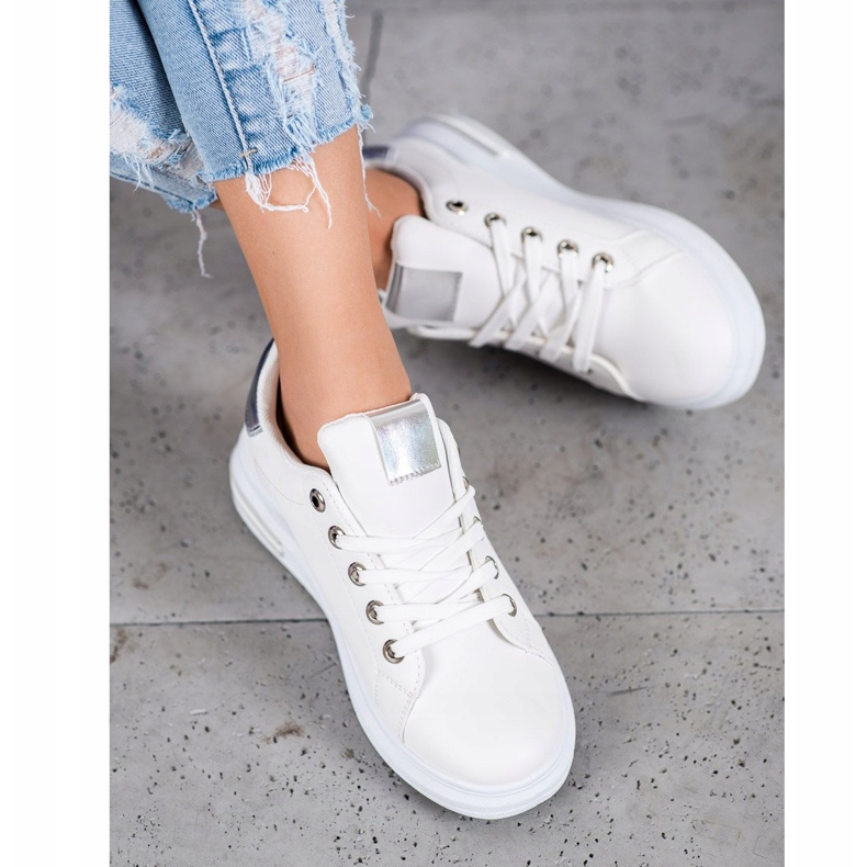 SHELOVET Calçados Esportivos da Moda branco 2