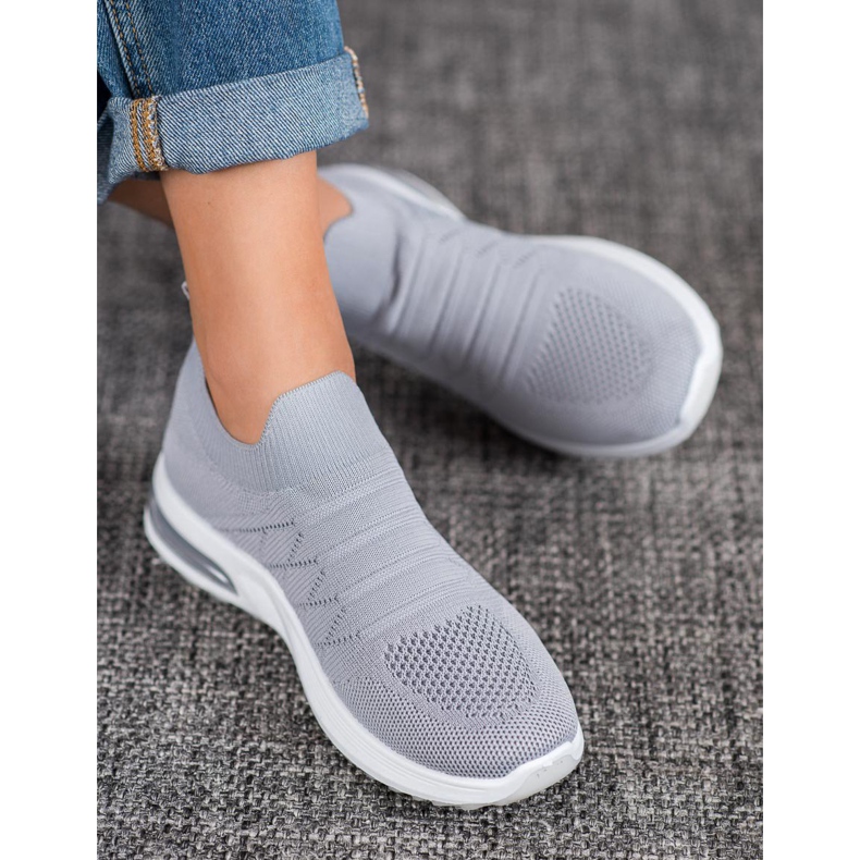 Diamantique Sapatos Slip-On Cinzentos cinza 1