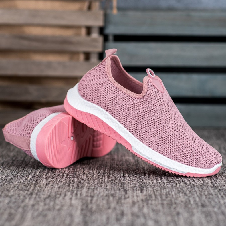 Diamantique Calçados Esportivos Slip-on rosa 2