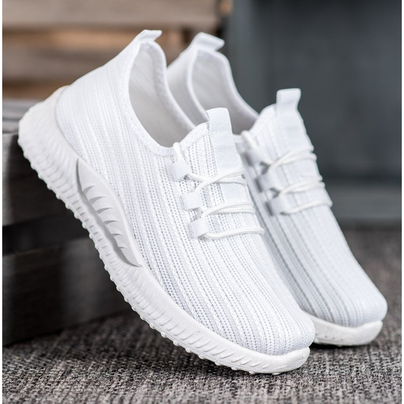 SHELOVET Calçados esportivos têxteis branco 2