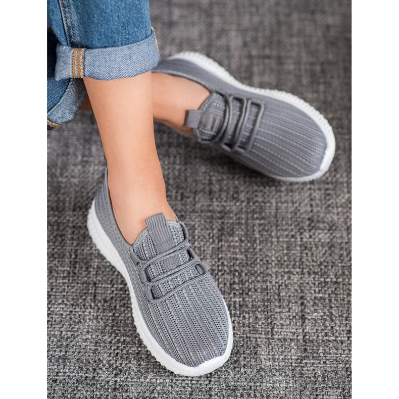 SHELOVET Calçados esportivos têxteis cinza 1