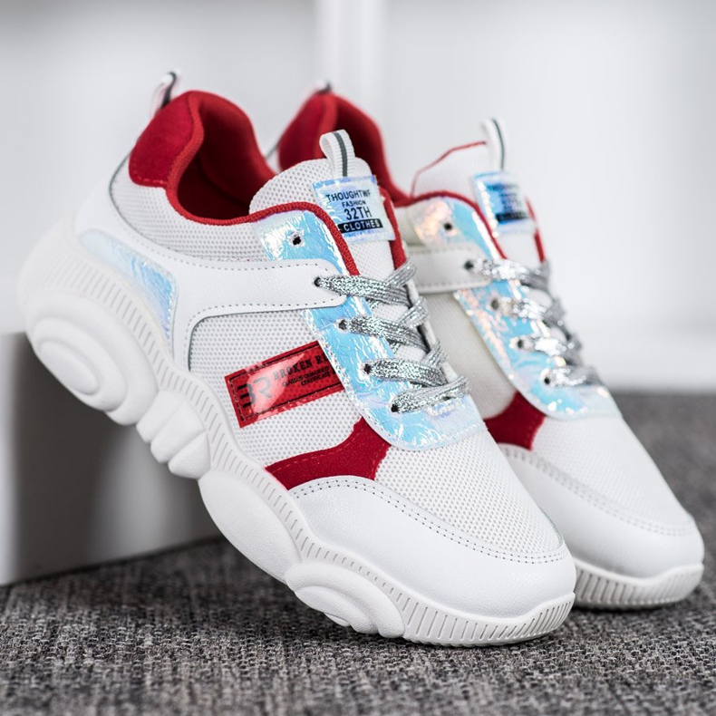 SHELOVET Calçados esportivos confortáveis branco 1