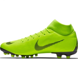 Chuteiras Nike Mercurial Superfly 6 Academy FG / MG M AH7362 701 azul marinho verde 1