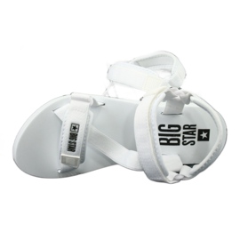 Sandálias têxteis Big Star 274A351 brancas branco 4