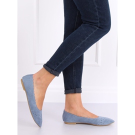 Bailarinas aberturas azuis NK18P Blue azul 1