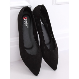 Bailarinas pretas com orifícios NK18P Black preto 2 Bailarinas pretas com orifícios NK18P Black preto 2