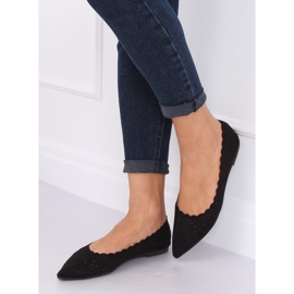 Bailarinas pretas com orifícios NK18P Black preto 1