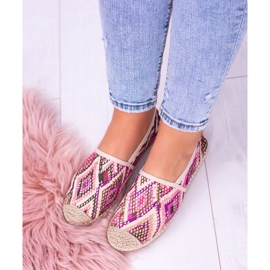 Lu Boo | Alpercatas Bimbi Deslizantes de Linho Feminino multicolorido 2