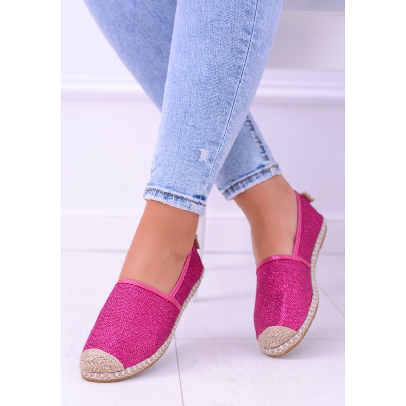 Lu Boo feminino alpercatas com brocado fúcsia miravet rosa 1 Lu Boo feminino alpercatas com brocado fúcsia miravet rosa 1
