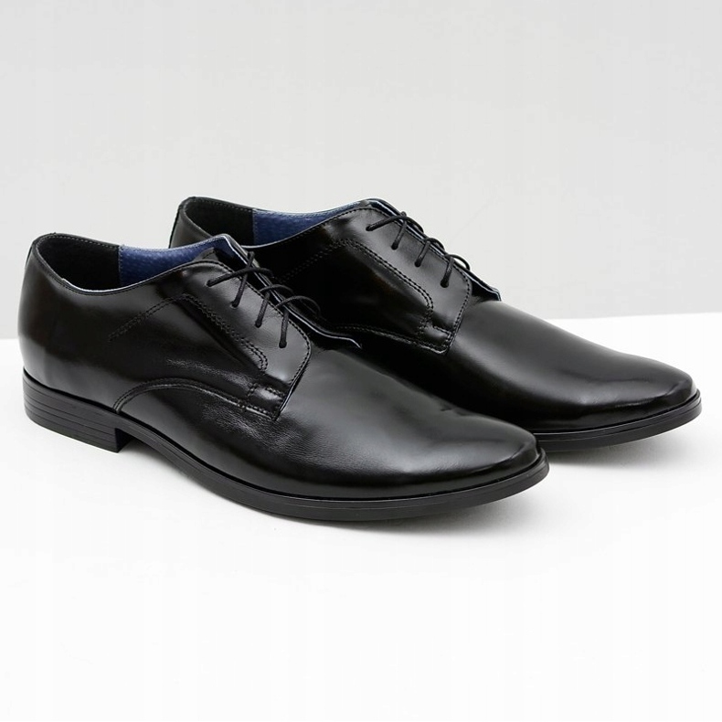 Bednarek Polish Shoes Calçados masculinos Brogues Bednarek Elegantes Sapatos Formais de Couro Preto Peter 1
