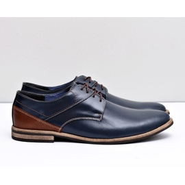 Bednarek Polish Shoes Brogues Masculino Bednarek Elegante Couro Azul Marinho Marcelo azul-marinho 2