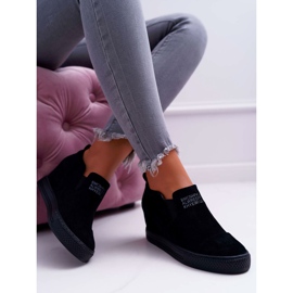 Tênis feminino Snekers Lu Boo Slip-on Black Kaori preto 2