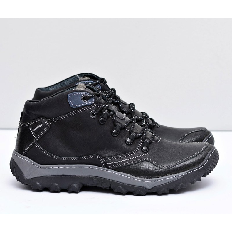 Mateos Trekking masculino preto aquecido sapatos Etemor 2