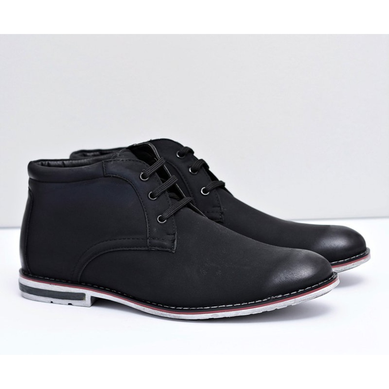 Botas altas pretas masculinas Jodhpur, botas Ramirez preto 1