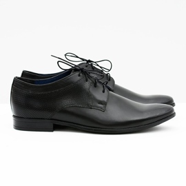 Gejms Sapatos Formais de Couro Clássico Masculino Ercole preto 1 Gejms Sapatos Formais de Couro Clássico Masculino Ercole preto 1