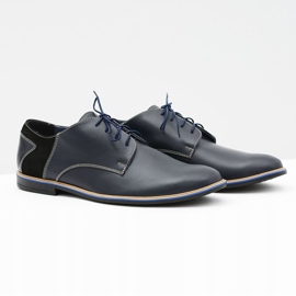 Bednarek Polish Shoes Brogues Masculino Bednarek Elegante Couro Azul Marinho Biagio azul-marinho 1
