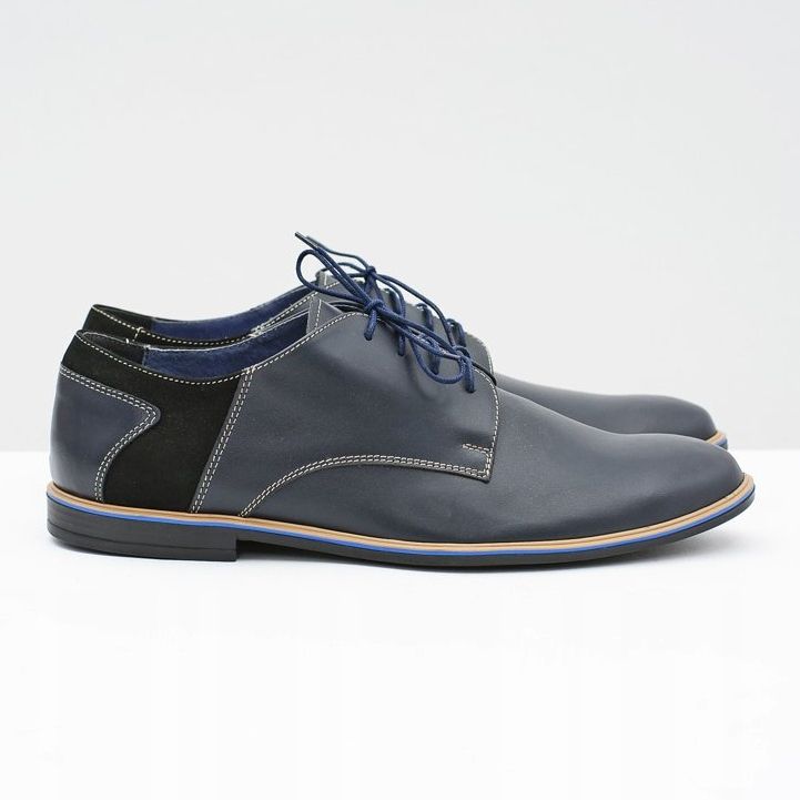 Bednarek Polish Shoes Brogues Masculino Bednarek Elegante Couro Azul Marinho Biagio azul-marinho 2