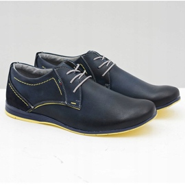 Gino Tuzzi Sapatos Badoo Masculinos Azul Marinho azul-marinho 1
